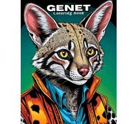 My First Genet Coloring Book: Big & Simple Animal Art for Little Hands! (WILDLIFE COLORING BOOKS)