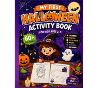 My First Halloween Activity Book: Coloring, Tracing, Matching, Mazes & Cut and Paste Fun for Ages 3-5 (My First Learning)