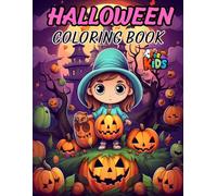 My First Halloween Coloring Book for Kids Ages 4-7: Simple and Fun Coloring Pages with Cute Witche
