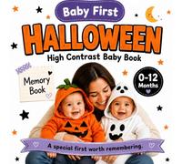 My First Halloween High Contrast Baby Book For Newborns 0-12 Months