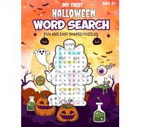 My First Halloween Word Search For Kids Ages 3+: Fun, Easy Halloween Shaped Puzzles for 3+ -Colouring on Each Page