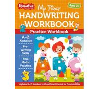 My First Handwriting Workbook for Kids: Alphabet A-Z, Uppercase & Lowercase Letters, Numbers 1-10 and Pencil Control for Preschool and Kindergarten (Enjoymatics Learning & Activity Series)