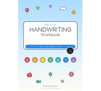 My First Handwriting Workbook: Pencil Control, Letter Tracing A-Z, Numbers & First Words | Practice for Preschool, Pre-K & Kindergarten with Guided Lines | Ages 3-6