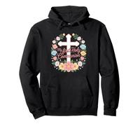 My First Holy Communion Cruz Flores Iglesia Cristiana Sudadera con Capucha