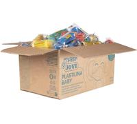 My First Jovi Plastilin Baby - Pasta moldeable muy ligera para bebés a partir de 12 meses, 60 barras en 4 colores