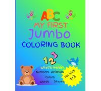 My first jumbo coloring book