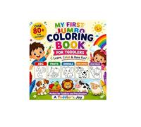 My First Jumbo Coloring Book for Toddlers: 80+ Fun Coloring Pages of Fruits, Animals, vegetables, farm animals & ABC