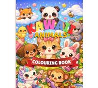 MY FIRST KAWAII ANIMAL COLORING BOOK: Bold and Adorable Designs for Kids