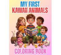 My First Kawaii Animals Coloring Book: Adorable and Easy Kawaii Illustrations for Toddlers and Kids. Large Print with Bold Lines for Creative Fun