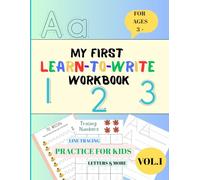 My First Learn-to-Write Workbook: Practice for Kids : Line Tracing Letters & More (My First Learning Series)