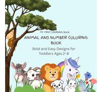 My First learning book: Bold and Easy Designs for Toddlers Ages 2-8