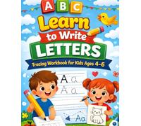 My First Learning Workbook for Kids Ages 4-6: ABC Letters, Numbers, Shapes & Tracing Activities for Preschool and Reception: Fun Tracing, Letter & Number Practice for Preschool and Reception Children