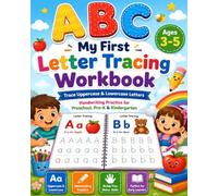 My First Letter Tracing Workbook: Trace Uppercase & Lowercase Letters Handwriting Practice for Preschool, Pre-K & Kindergarten | Ages 3-5
