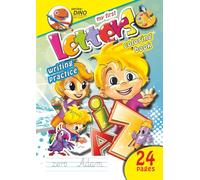 my first letters: colloring book, learning to write