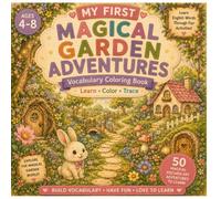 My First Magical Garden Adventures: Vocabulary Coloring Book for Kids Ages 4-8: 50 Magical Adventure Words to Color and Trace | Cozy Fantasy ... Book for Preschool, Kindergarten & Homeschool