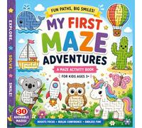My First Maze Adventures: Fun & Easy Maze Puzzles for Little Learners, Big Mazes, Happy Smiles & Endless Fun for Kids