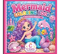 My First Mermaid Coloring Book for Kids Ages 2-5: Cute & Easy Mermaid Coloring Pages with Sea Animals, Castles, Treasure, Dolphins, and Ocean Fun for Toddlers and Preschool Girls