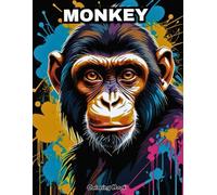 My First Monkey Coloring Book: Big & Simple Animal Art for Little Hands!