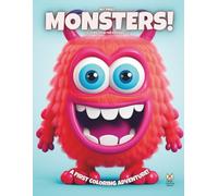 My First Monsters!: Coloring Book For Kids Ages 3-6 (Magic Coloring Books Collection)