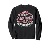 My First Mother's Day Camiseta gráfica para mujer Día de la Madre Sudadera