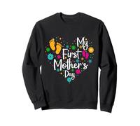 My First Mothers Day For New Mom Women First Mother's Day Sudadera