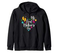 My First Mothers Day For New Mom Women First Mother's Day Sudadera con Capucha