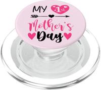 My First Mothers Day Outfit Mommy 1st Time Mom Happy Mother PopSockets PopGrip para MagSafe