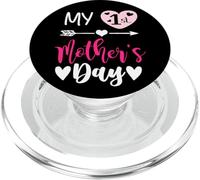 My First Mothers Day Outfit Mommy 1st Time Mom Happy Mother PopSockets PopGrip para MagSafe