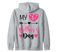 My First Mothers Day Outfit Mommy 1st Time Mom Happy Mother Sudadera con Capucha
