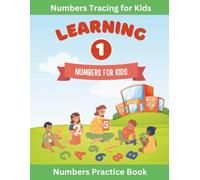 My First Number Writing Practice Book: 1-10 Tracing Workbook for Kids Ages 3-6 | Counting, Circling & Early Math Practice