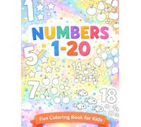 My First Numbers Coloring Book: 1-20 Bold & Easy Large Print Illustrations for Toddlers and Preschoolers (Early Learning Series)