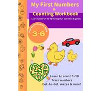 My First Numbers & Counting Workbook: Learn numbers 1-10 through fun activities