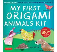 My First Origami Animals Kit: Everything is Included: 60 Folding Sheets, Easy-to-Read Instructions, 180+ Stickers