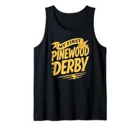 My First Pinewood Derby Cub Scouts Retro Scouting Camiseta sin Mangas