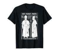 My First Pope Joke Figura de acción Divertida Iglesia del Santo Padre Camiseta