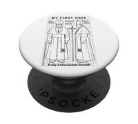 My First Pope Joke Figura de acción Divertida Iglesia del Santo Padre PopSockets PopGrip Adhesivo