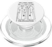 My First Pope Joke Figura de acción Divertida Iglesia del Santo Padre PopSockets PopGrip para MagSafe