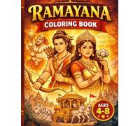 My First Ramayana Coloring Book: Fun & Simple Stories of Lord Rama with Coloring Pages for Kids Ages 4-8