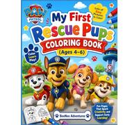 My First Rescue Pups Coloring Book: Fun & Easy Coloring Adventures for Kids Ages 4-6 | Cute Rescue Dogs, Brave Heroes, Vehicles, Badges, and Simple ... & Kindergarten (BeeNee Adventures)