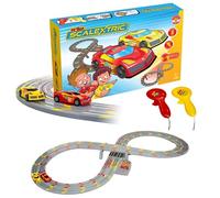 My First Scalextric - Juego de Pistas de Carreras para niños a Partir de 3 años, Juego de microcoches de Carreras alimentados por Pilas, Pistas de Carreras para niños. Incluye 1 Pista de Velocidad, 2