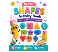 My First Shapes Activity Book: Learn 11 Basic Shapes Through Coloring, Matching, Counting, Shape Hunt, and Fun Activities for Preschool Kids Ages 3-7 (My First Activity & coloring book Series)