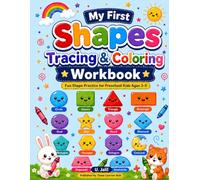 My First Shapes Tracing & Coloring Workbook: Fun Shape Practice for Preschool Kids Ages 3-5 (My First Workbooks)