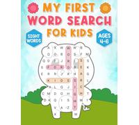 My First Sight Words Word Search for Kids Ages 4-6: Fun and Educational sight words Activity in animals Shaped Puzzles to Boost Vocabulary and Cognitive Skills for Boys and Girls