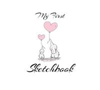 My First Sketchbook: Draw to your heart's content | Sketchbook for people on the go | 6x9 | 100 pages