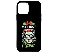 My First Snow Lindo Muñeco de Nieve de Invierno Navidad Carcasa para iPhone 12 Mini