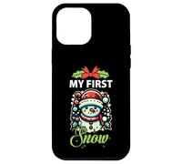 My First Snow Lindo Muñeco de Nieve de Invierno Navidad Carcasa para iPhone 12 Pro MAX