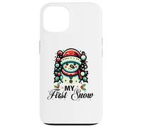 My First Snow Lindo Muñeco de Nieve de Invierno Navidad Carcasa para iPhone 13