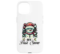 My First Snow Lindo Muñeco de Nieve de Invierno Navidad Carcasa para iPhone 15