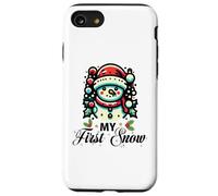 My First Snow Lindo Muñeco de Nieve de Invierno Navidad Carcasa para iPhone SE (2020) / 7/8