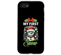 My First Snow Lindo Muñeco de Nieve de Invierno Navidad Carcasa para iPhone SE (2020) / 7/8